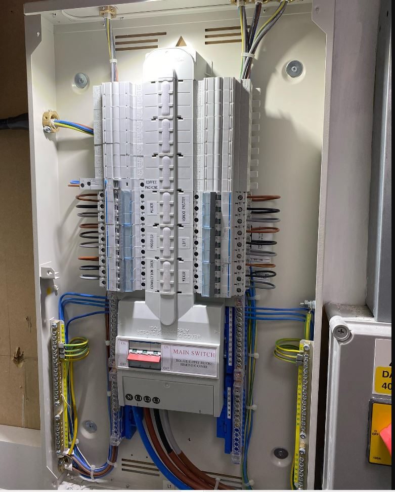 Distribution board installed by CBV Datanet