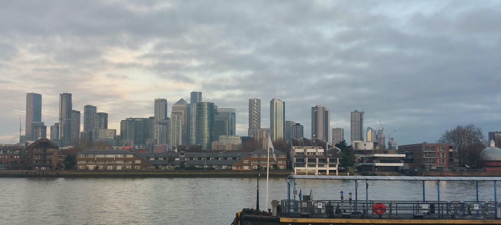 Canary Wharf from the Thames